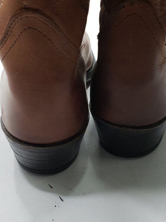 Vintage Dan Post P2551 Marlboro Men’s Brown Leather Western Cowboy Boots 9.5D main image 4